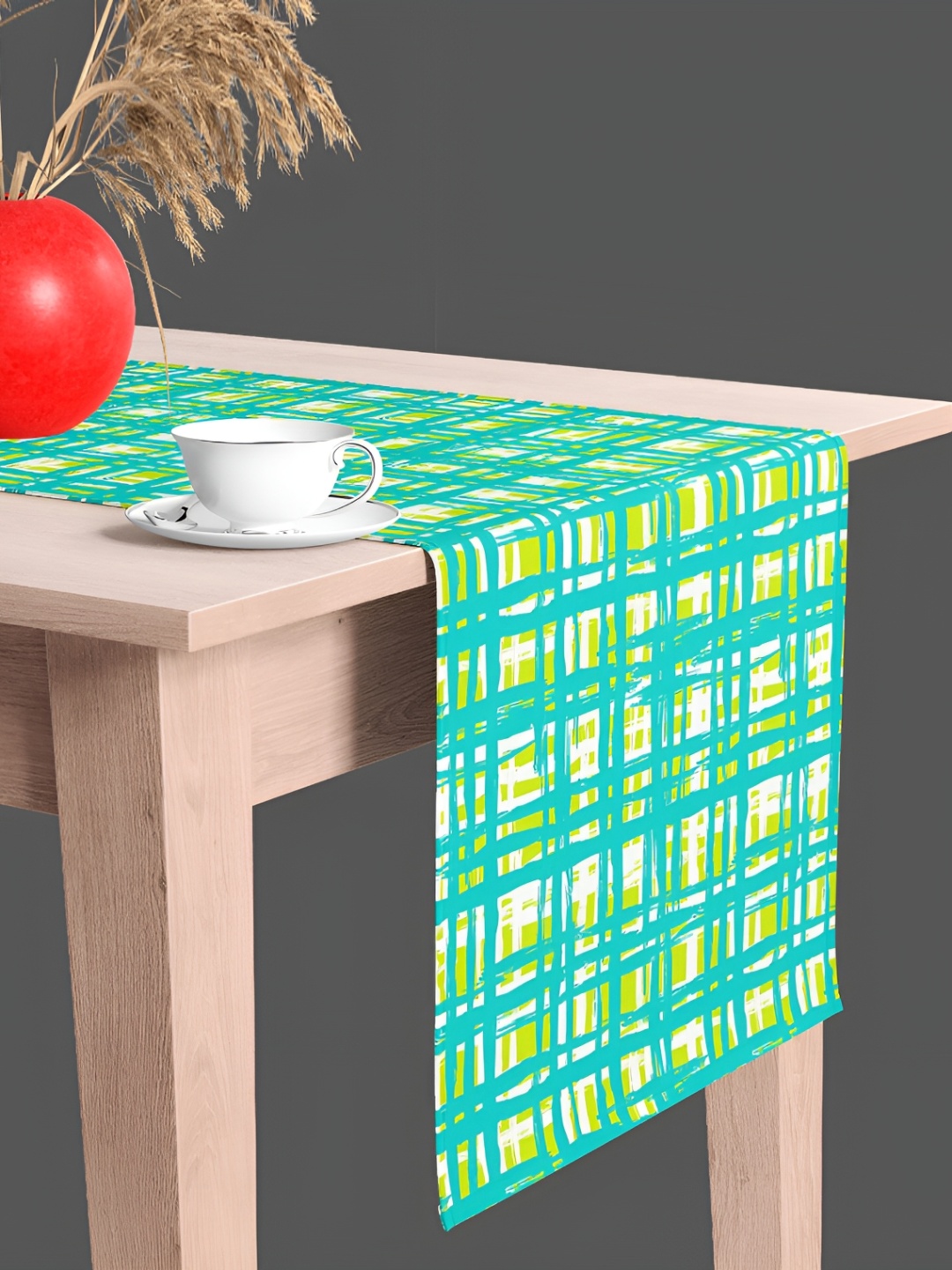 

ArtzFolio Quirky Printed Table Runner, Blue
