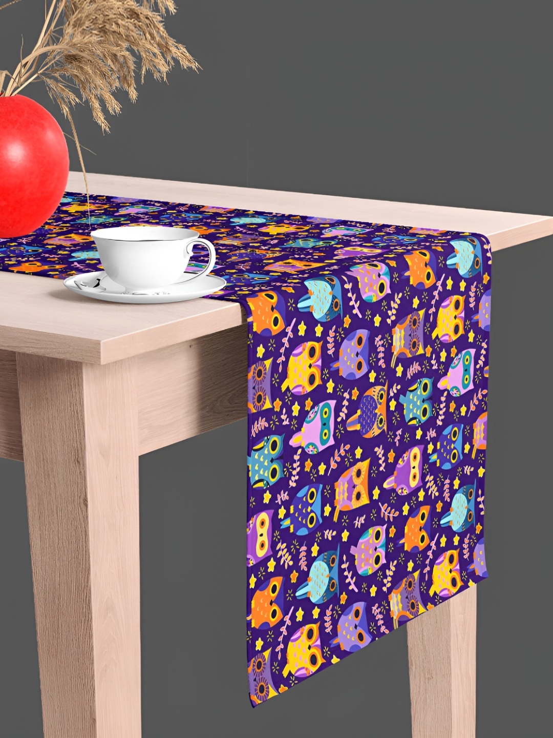 

ArtzFolio Blue & Purple Quirky Digital Printed Table Runner