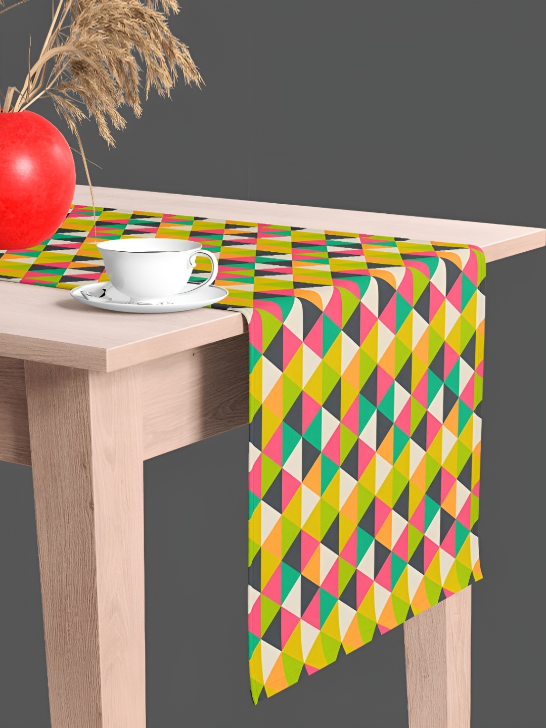 

ArtzFolio Yellow & Green Digital Printed Table Runner