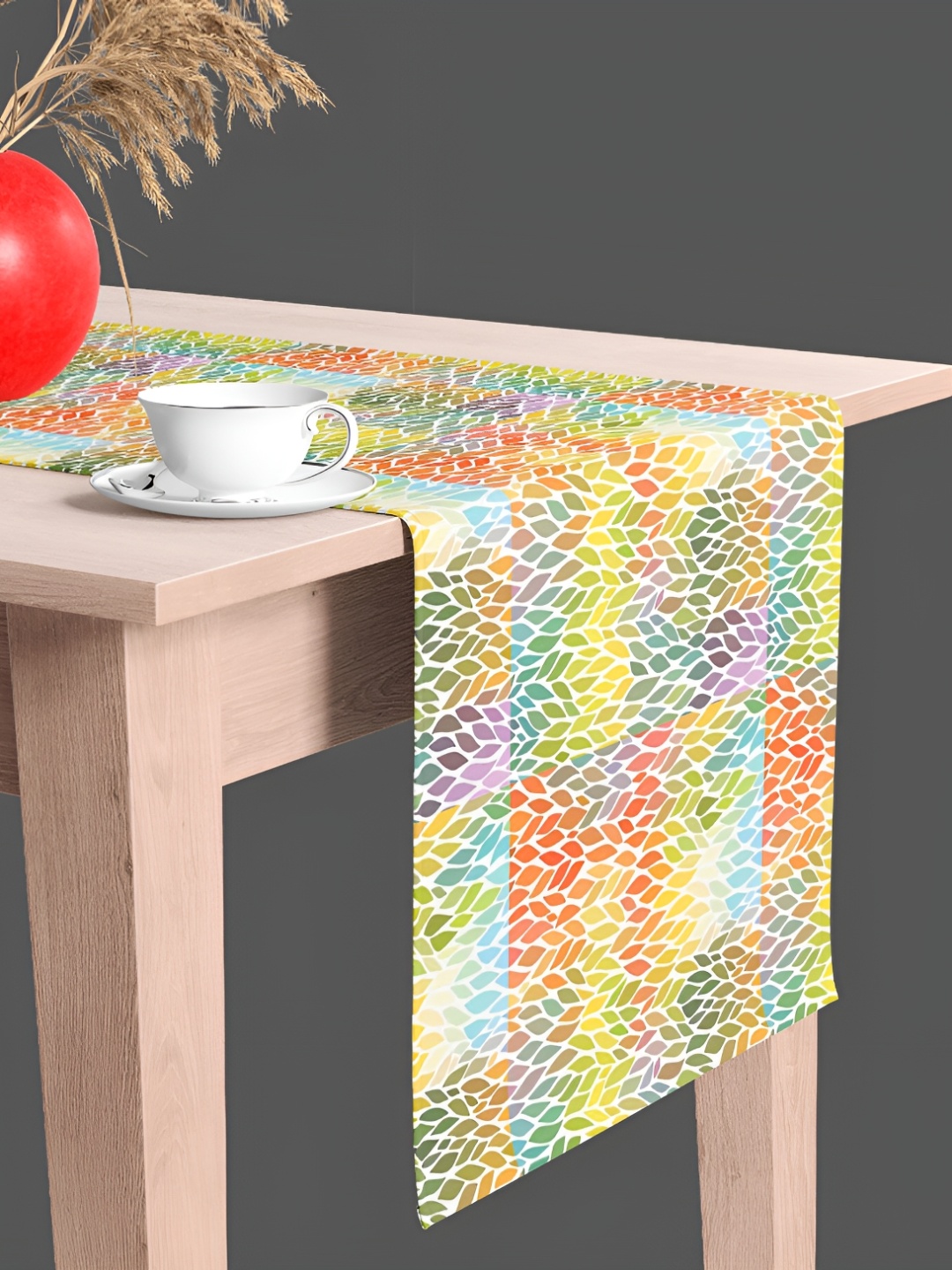 

ArtzFolio Printed Rectangular Velvet Table Runner, Multi