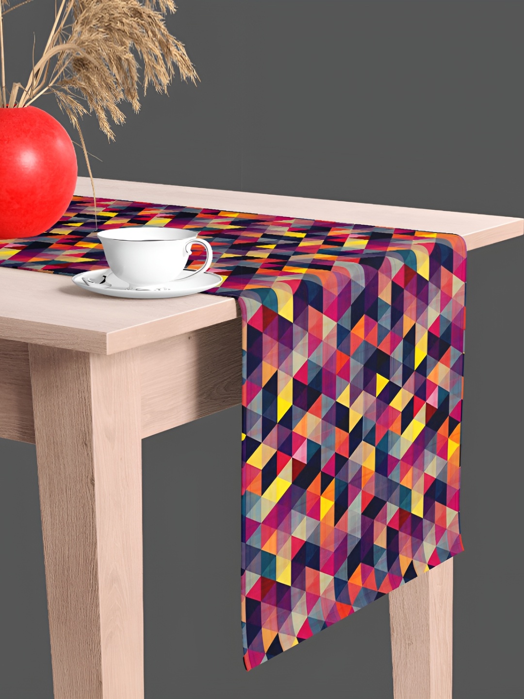 

ArtzFolio Geometric Printed Table Runner, Multi