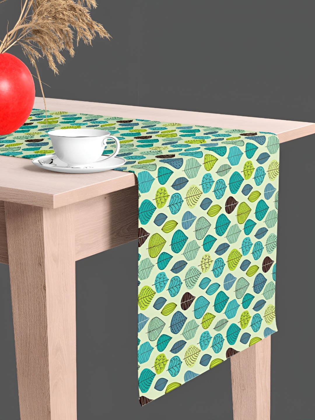 

ArtzFolio Green Yellow Printed Table Runner