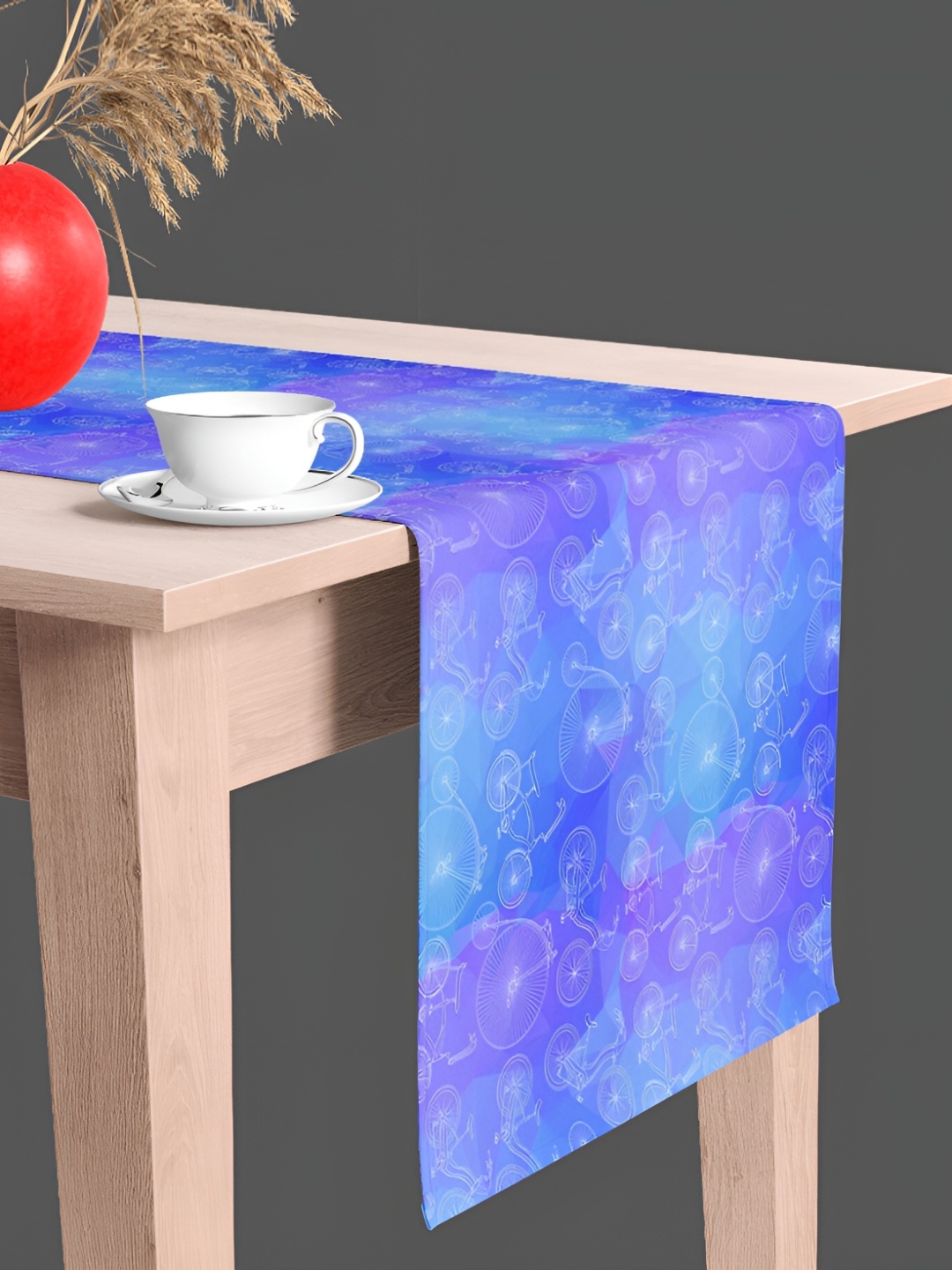 

ArtzFolio Printed Velvet Dining Table Runner, Multi