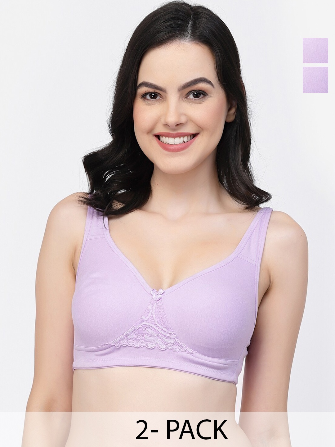 

College Girl Non-Wired Non Padded Full Coverage Bra, Mauve