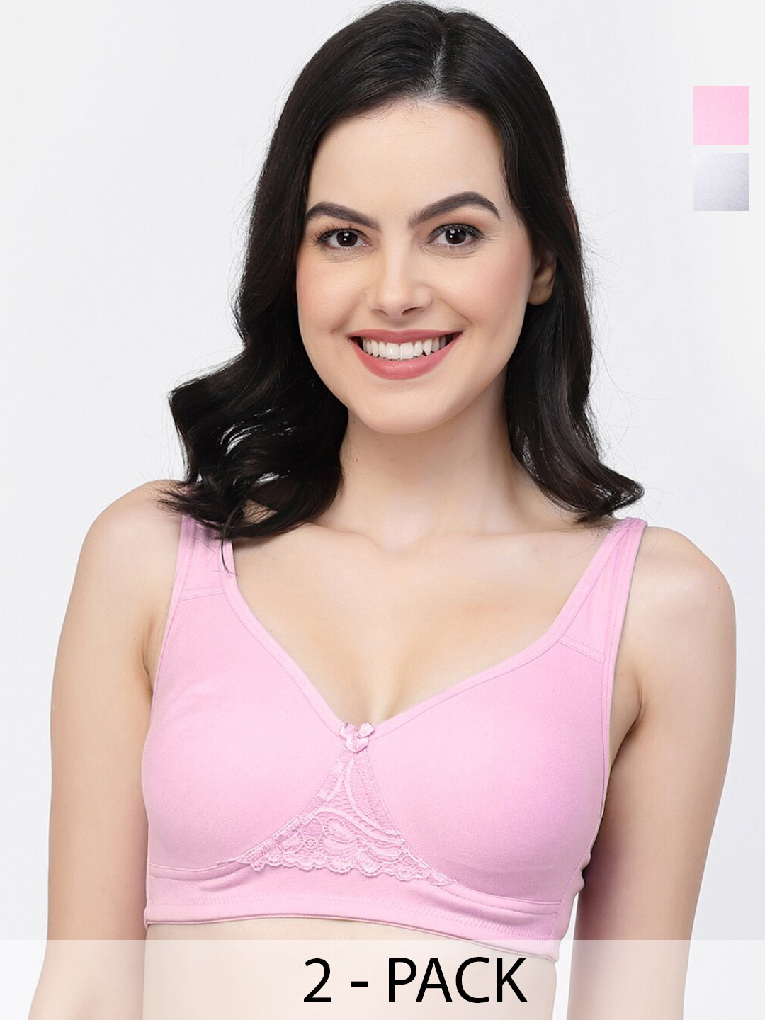

College Girl Non-Wired Full Coverage Non Padded Bra, White