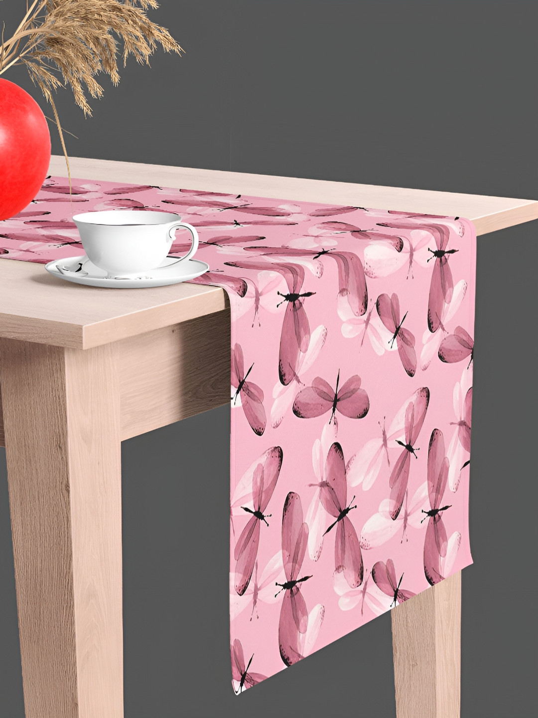 

ArtzFolio Pink Printed Rectangular Table Runner