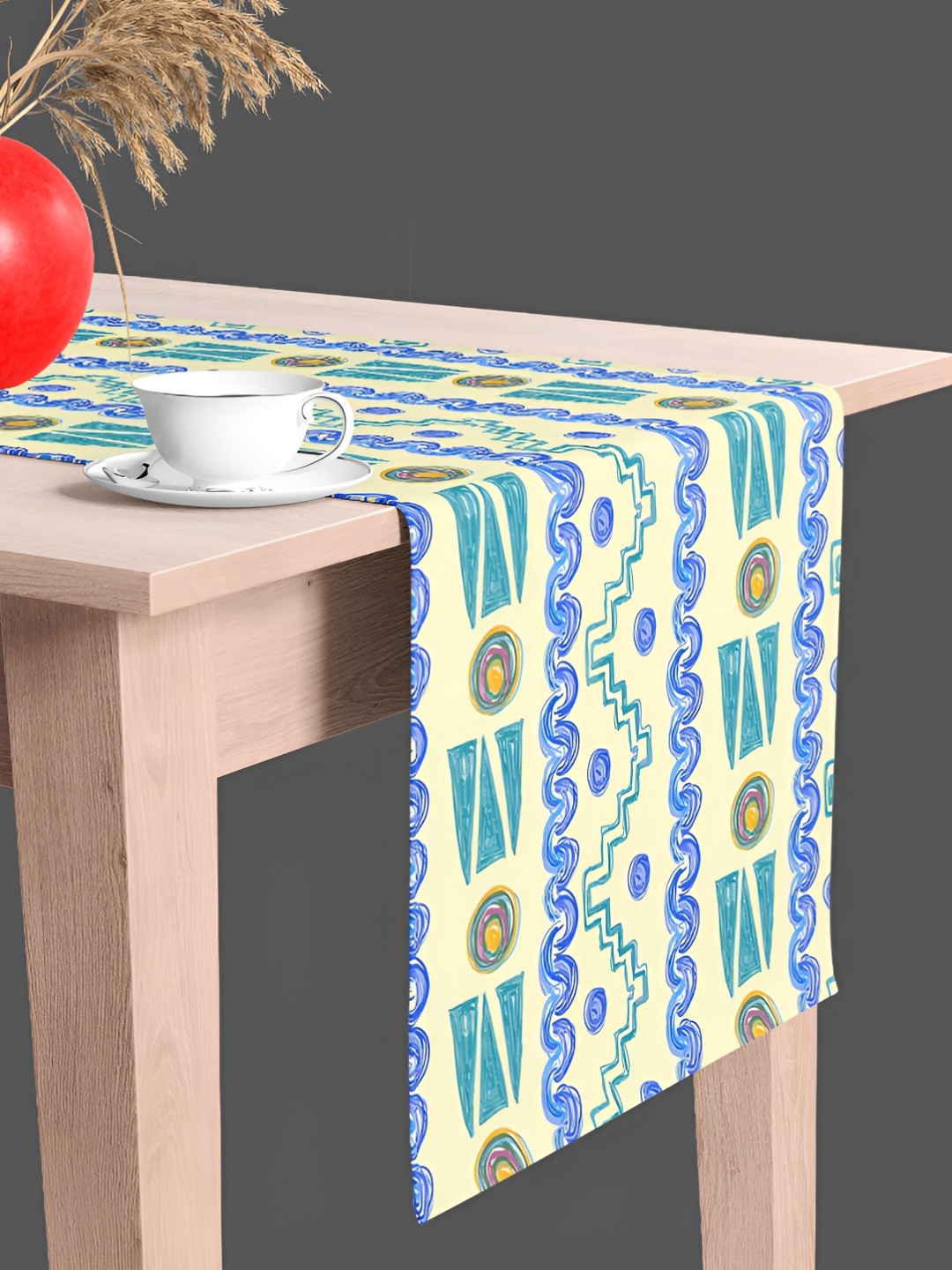 

ArtzFolio Geometric Printed Table Runner, Multi