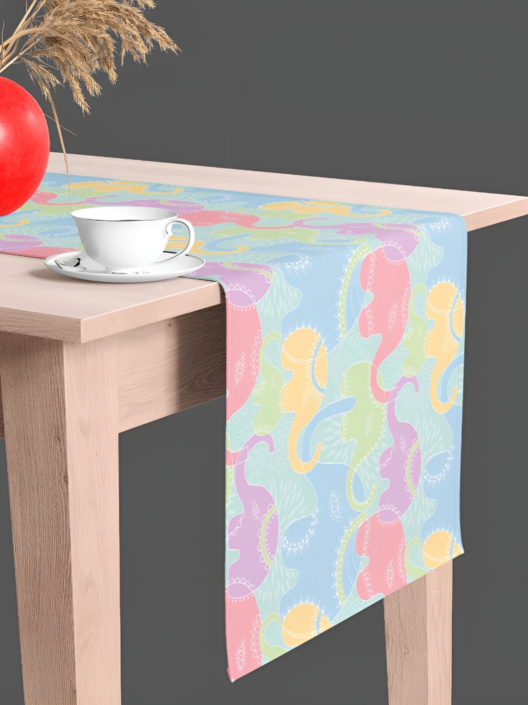 

ArtzFolio Printed Dining Center Table Runner, Multi