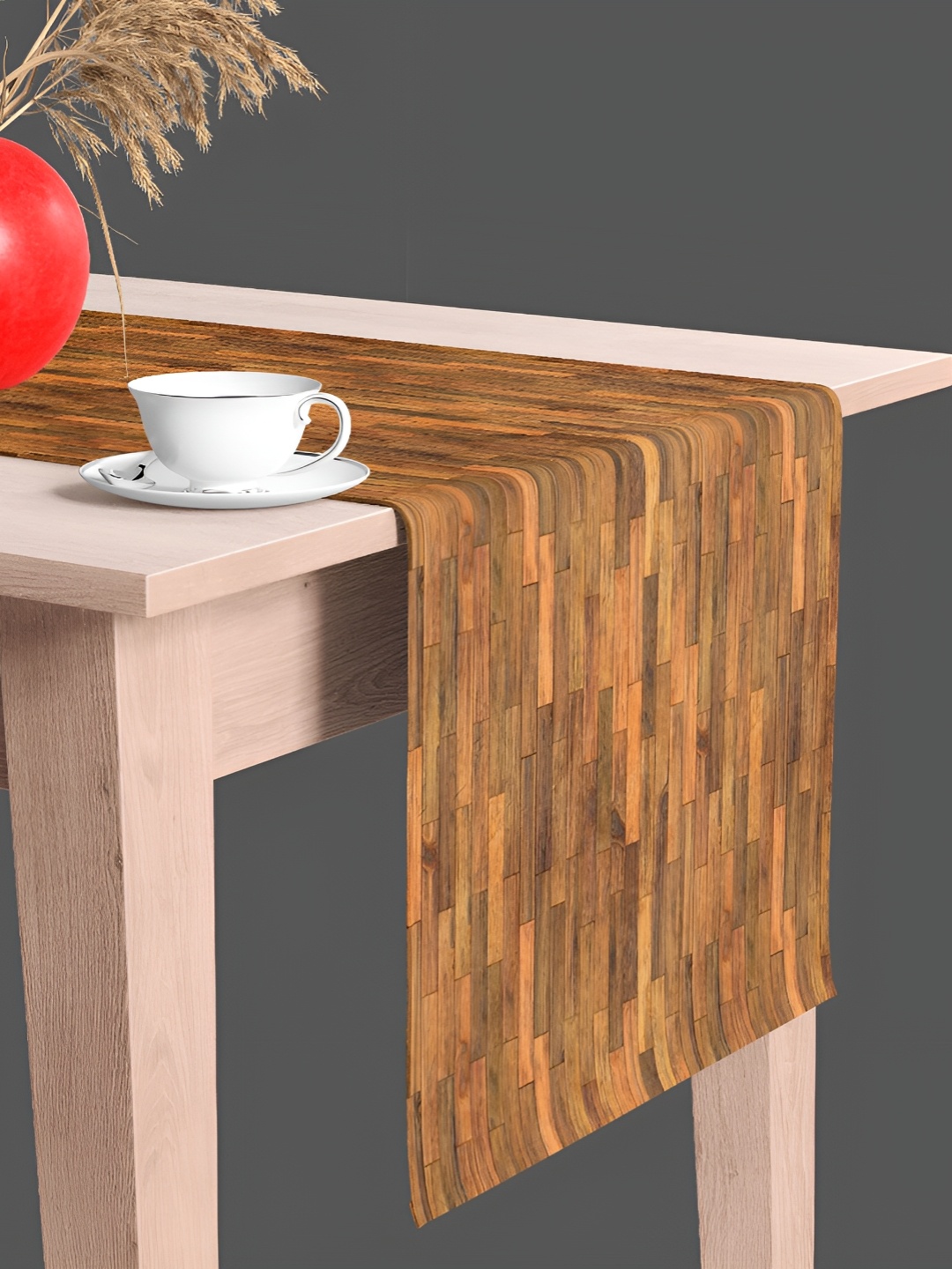 

ArtzFolio Brown Digital Printed Table Runner