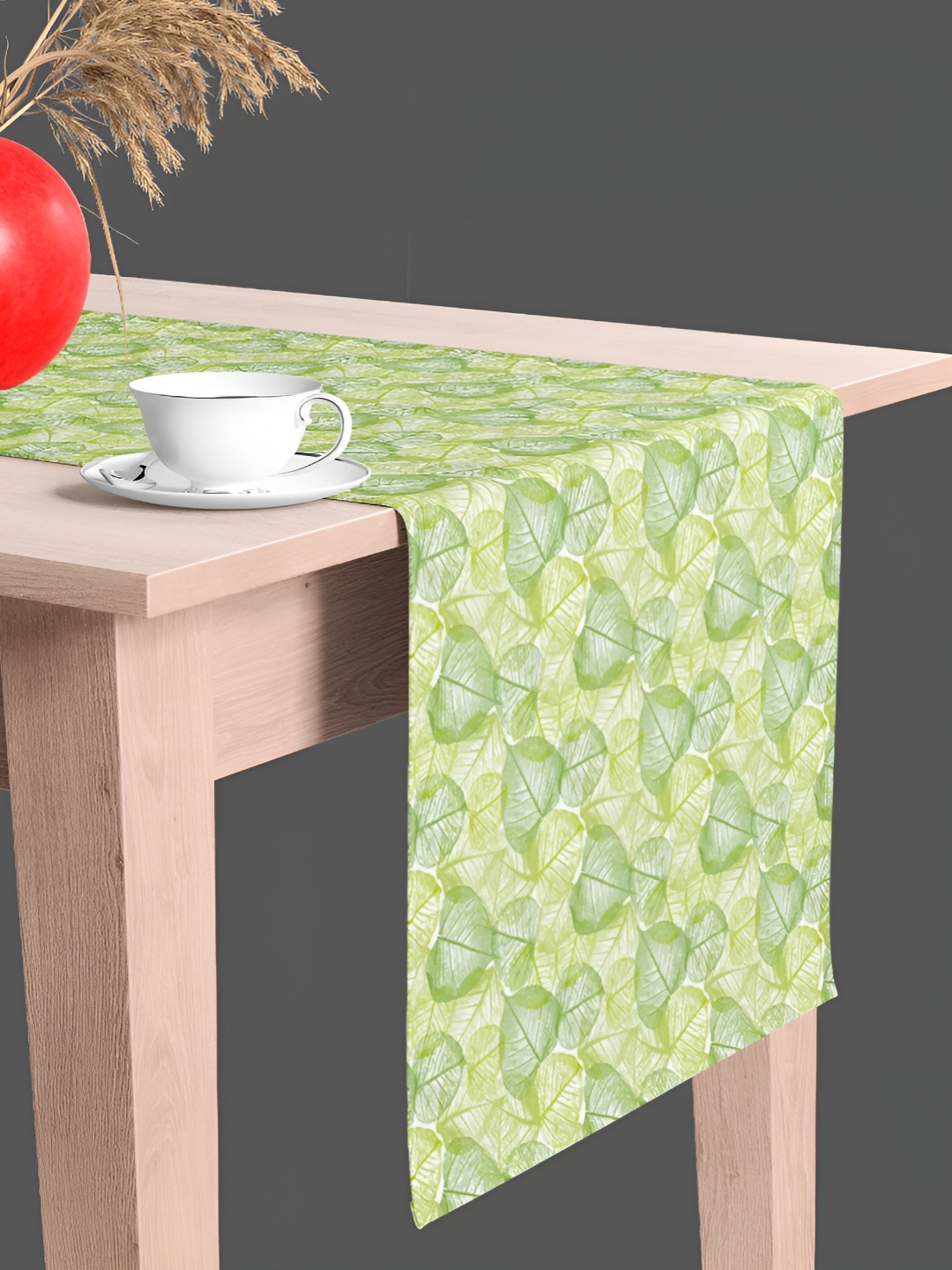 

ArtzFolio Green Printed Table Runner for Dining & Center Table