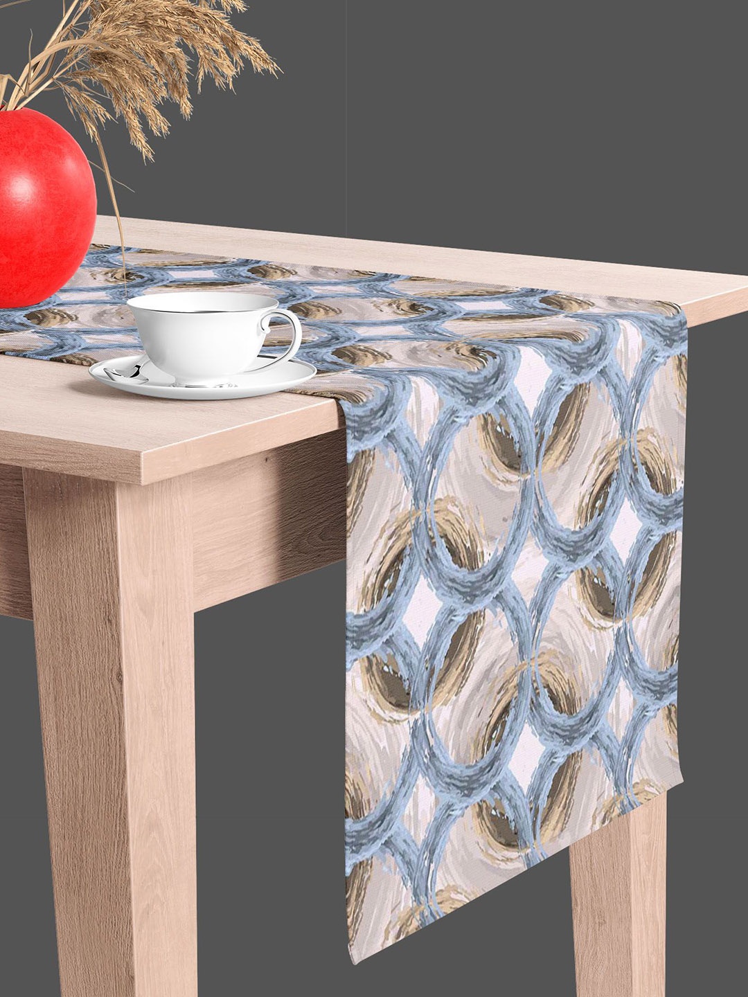 

ArtzFolio Grey Quirky Printed Table Runner