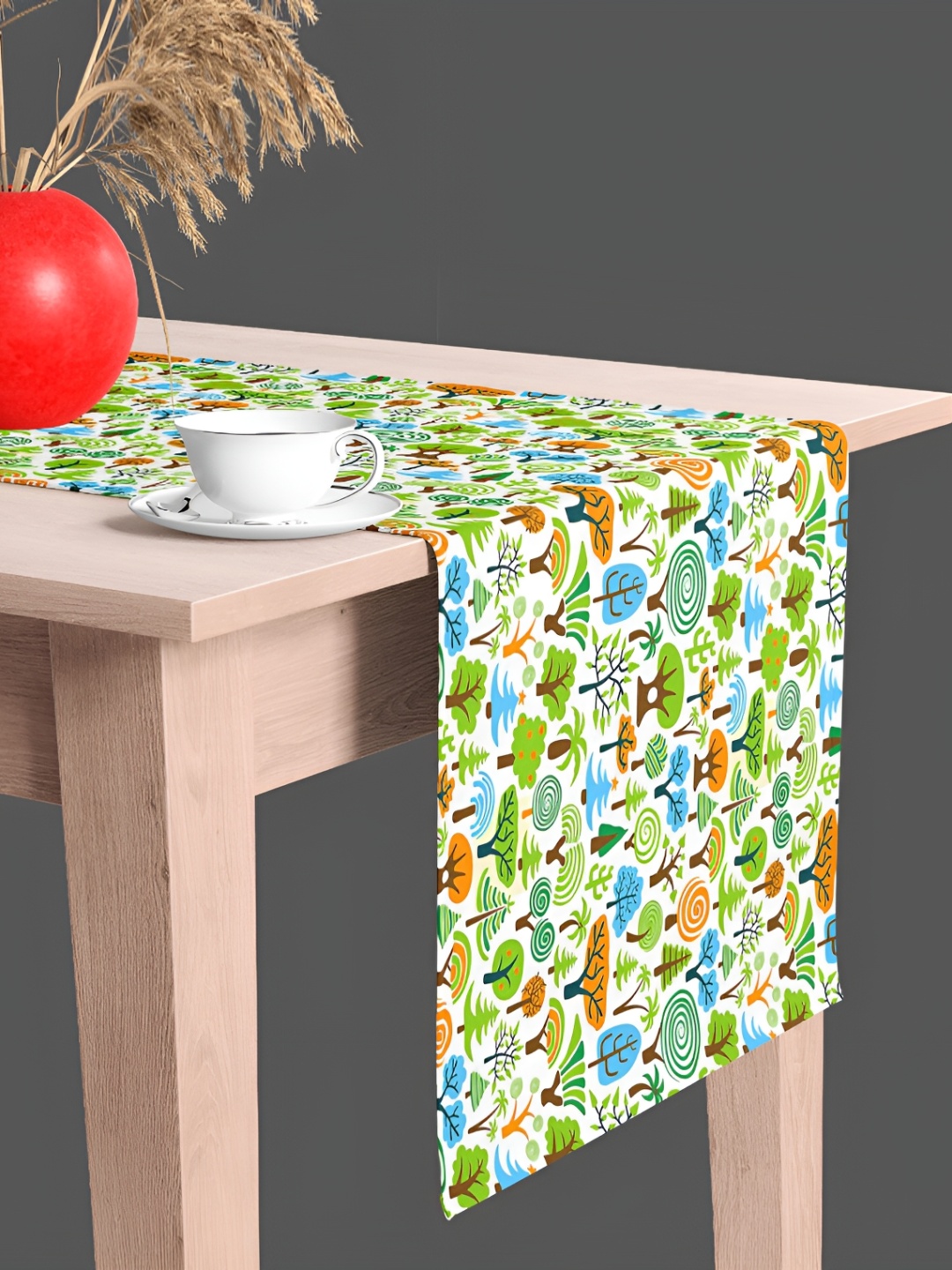

ArtzFolio Printed Rectangular Velvet Table Runner, Multi