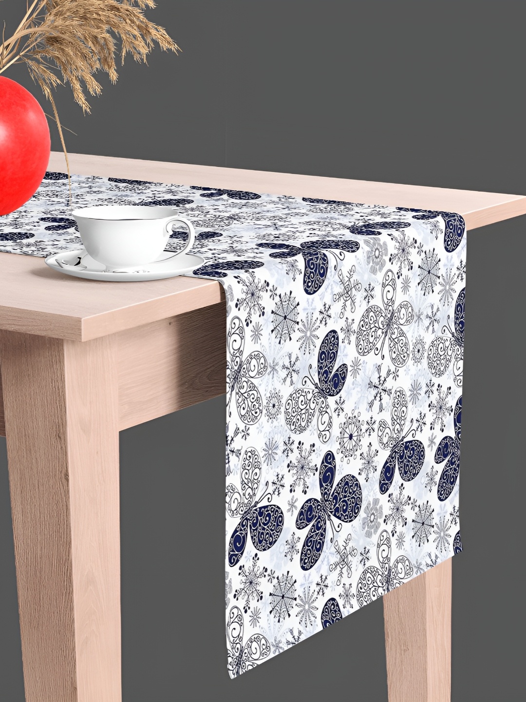 

ArtzFolio White Dining Center Table Runner