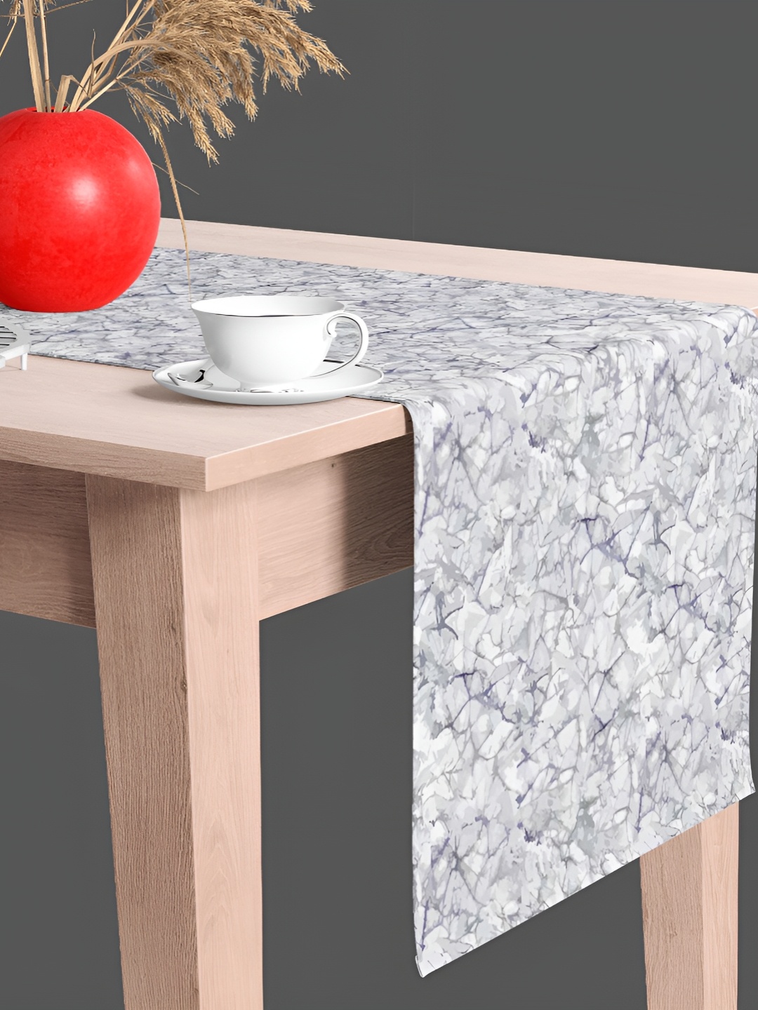 

ArtzFolio Grey Velvet Dining Center Table Runner