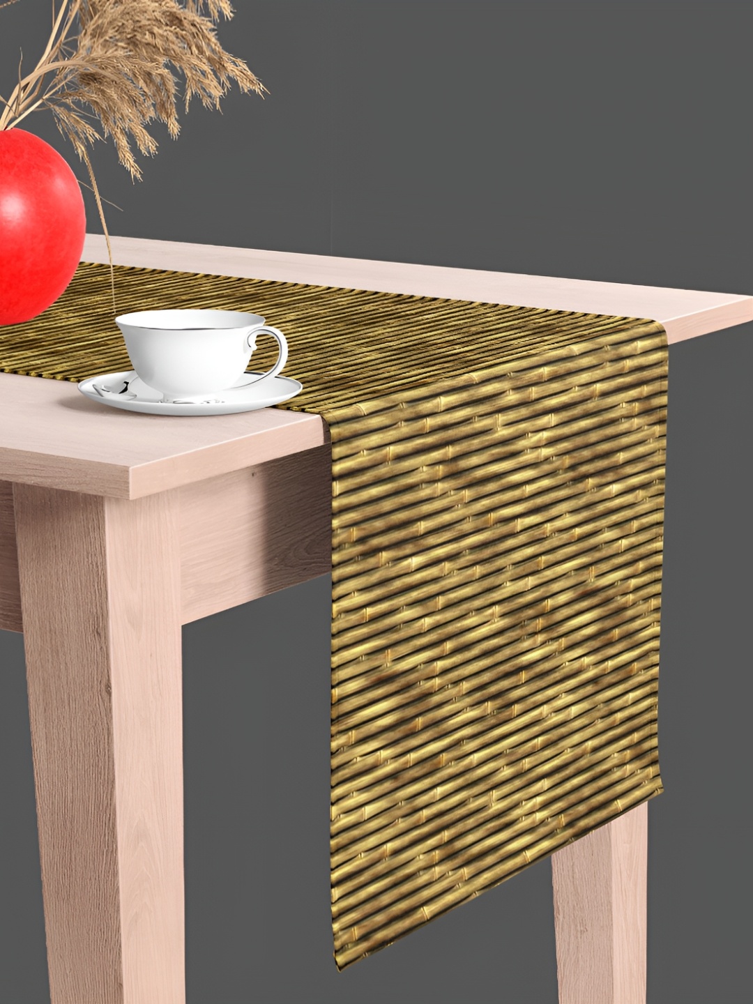 

ArtzFolio Brown Striped Table Runner