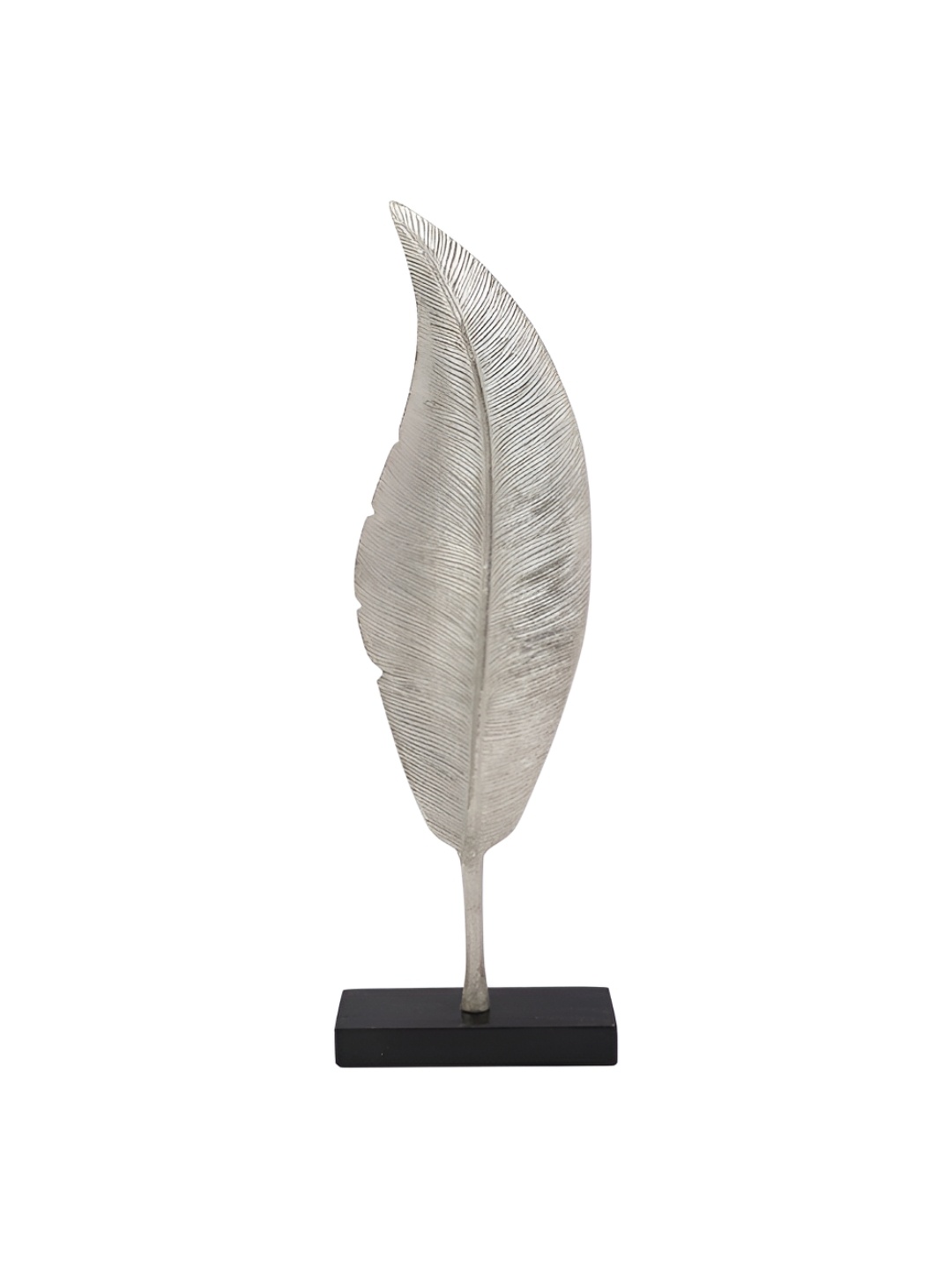 

CASA DECOR Silver-Toned Falcate Curio Showpiece