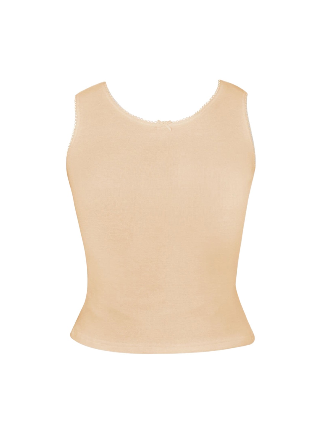 

DChica Girls Non Padded Cotton Camisole, Beige