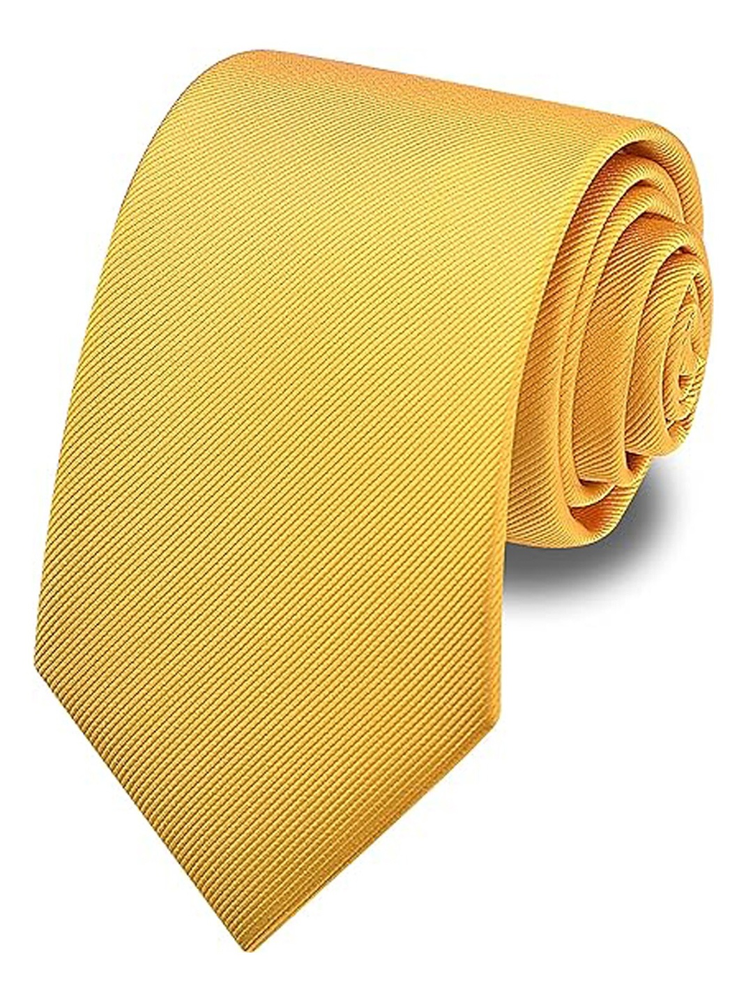 

KAEZRI Men Solid Skinny Tie, Yellow