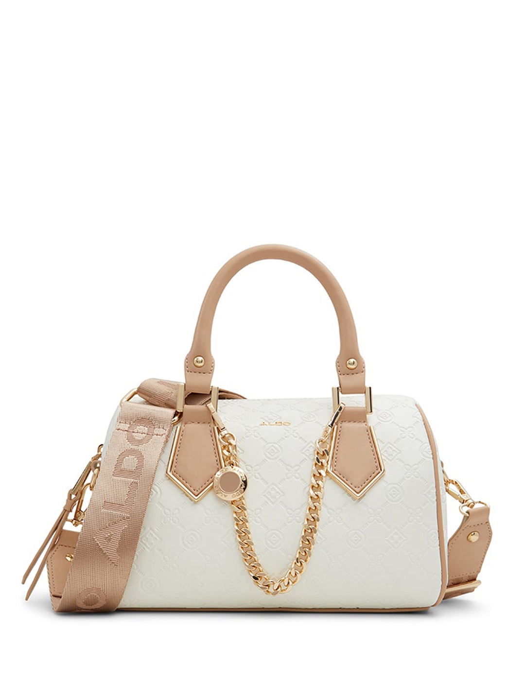 

ALDO Textured Structured Handheld Bag, Beige