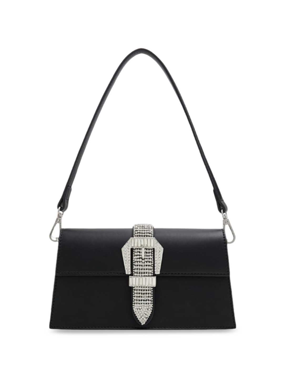 

ALDO Textured Structured Handheld Bag, Black