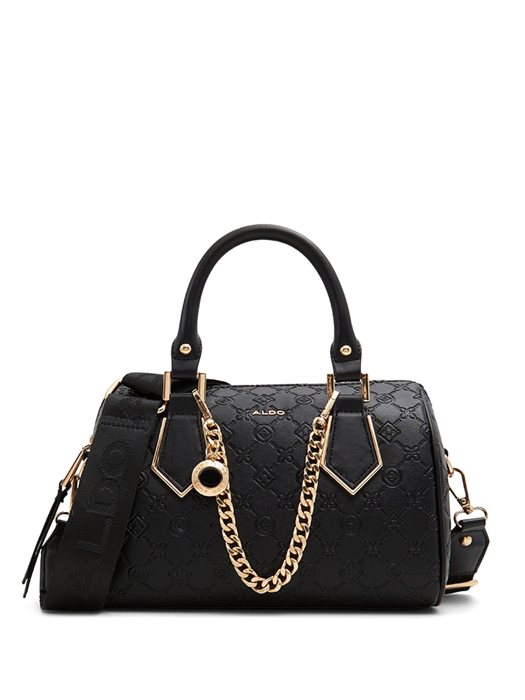 

ALDO Textured Structured Handheld Bag, Black