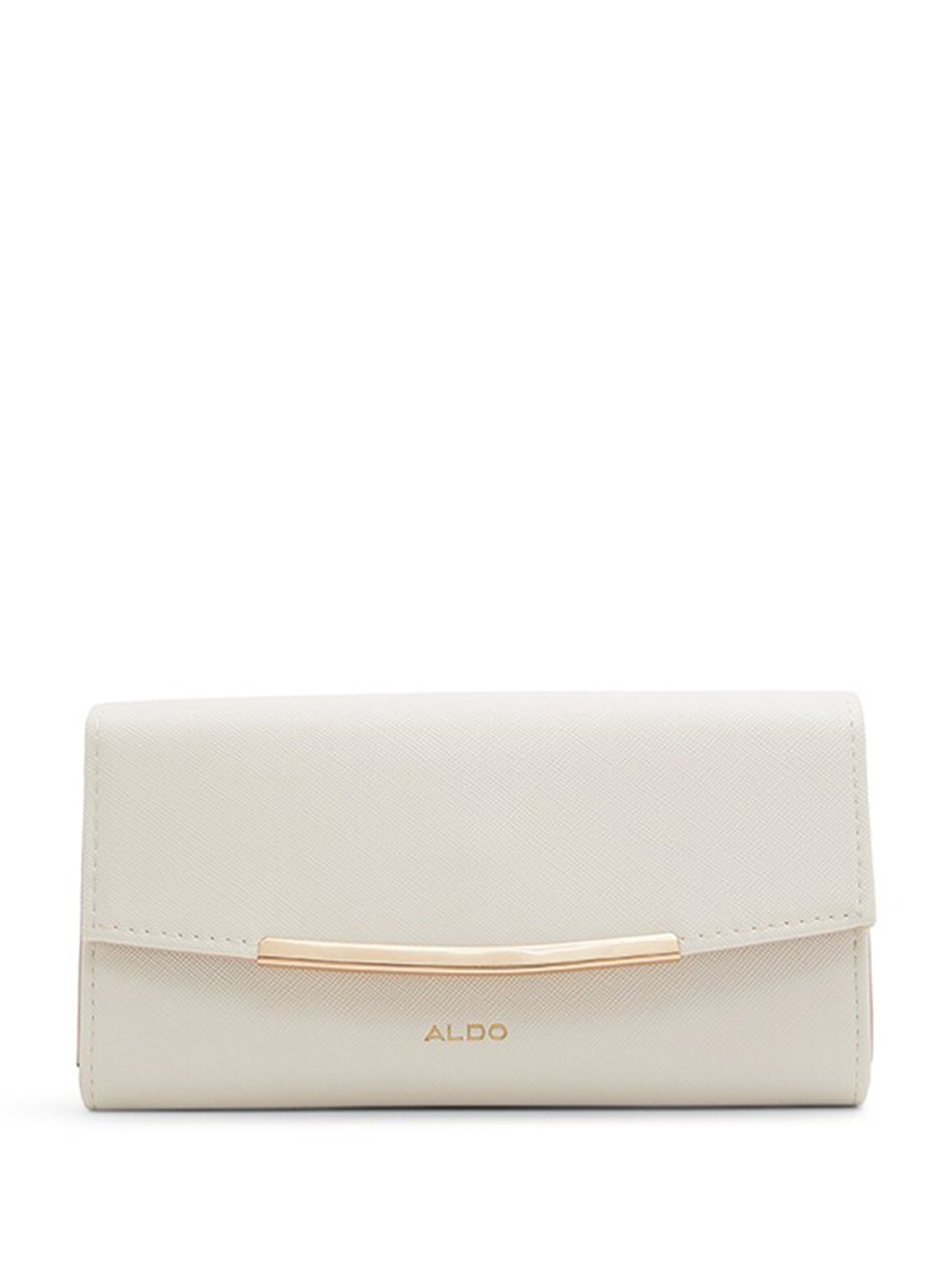 

ALDO Women Textured Envelope Wallet, Beige