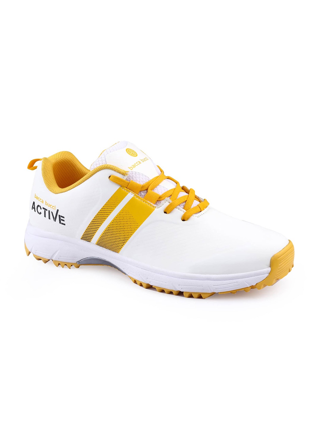 

bacca bucci Men Century Runner Elite Performance Cricket Lace-Ups Shoes, White