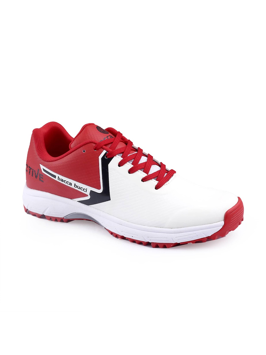 

bacca bucci Men Lace-Ups Cricket Shoes, Red