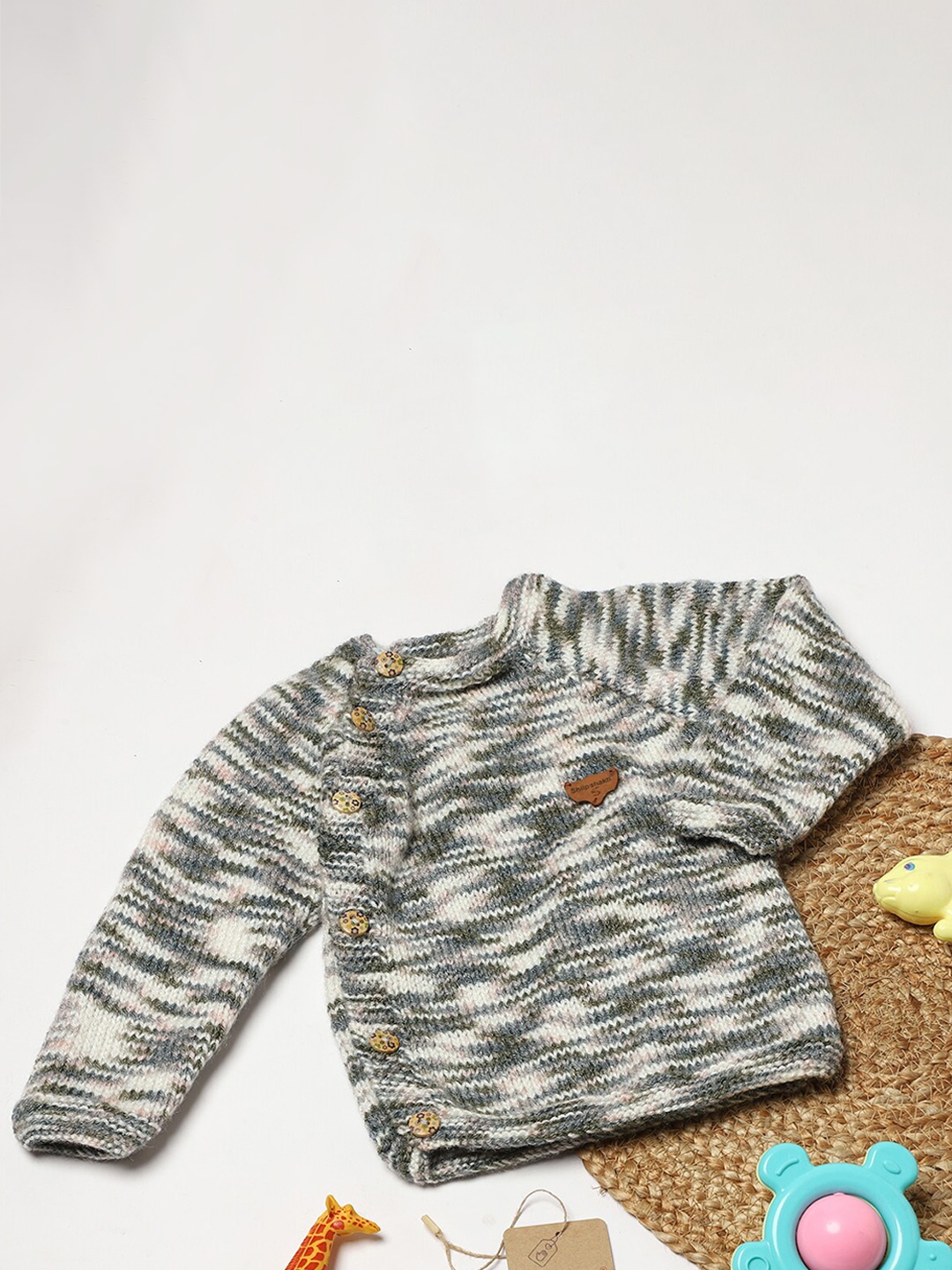 

ShilpShakti Unisex Kids Acrylic Pullover Sweater, Grey