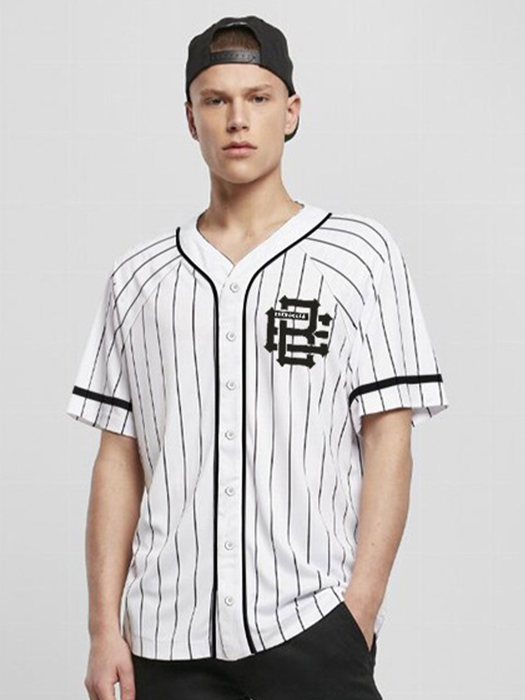 

Eyebogler Men Opaque Striped Casual Shirt, White