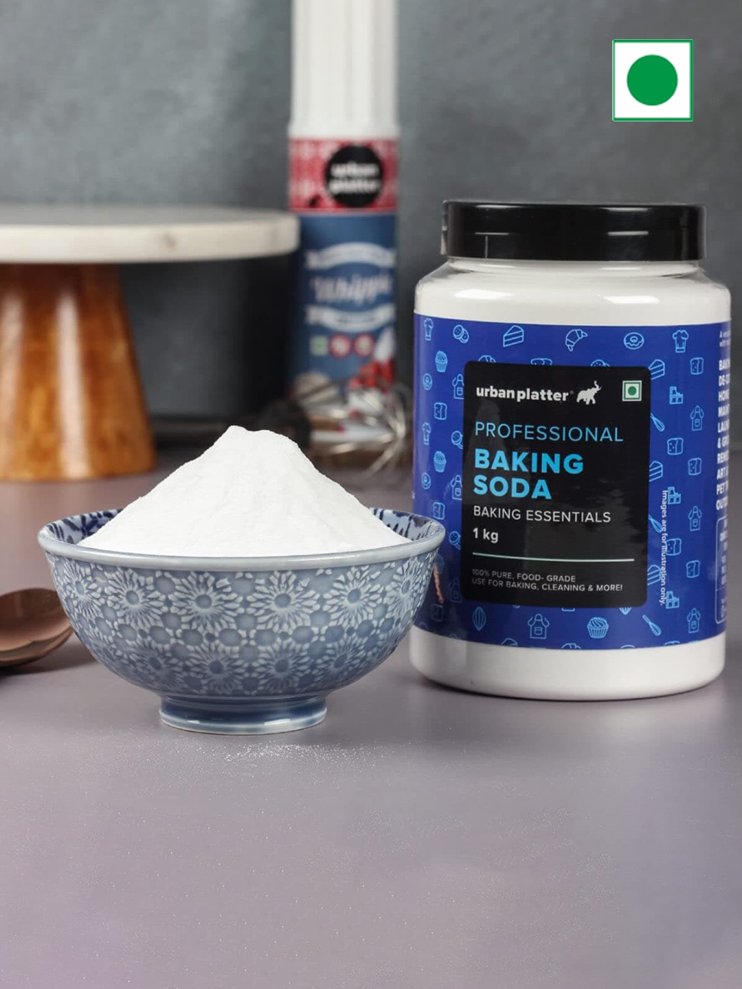 

URBAN PLATTER Baking Soda Jar 1 Kg, White