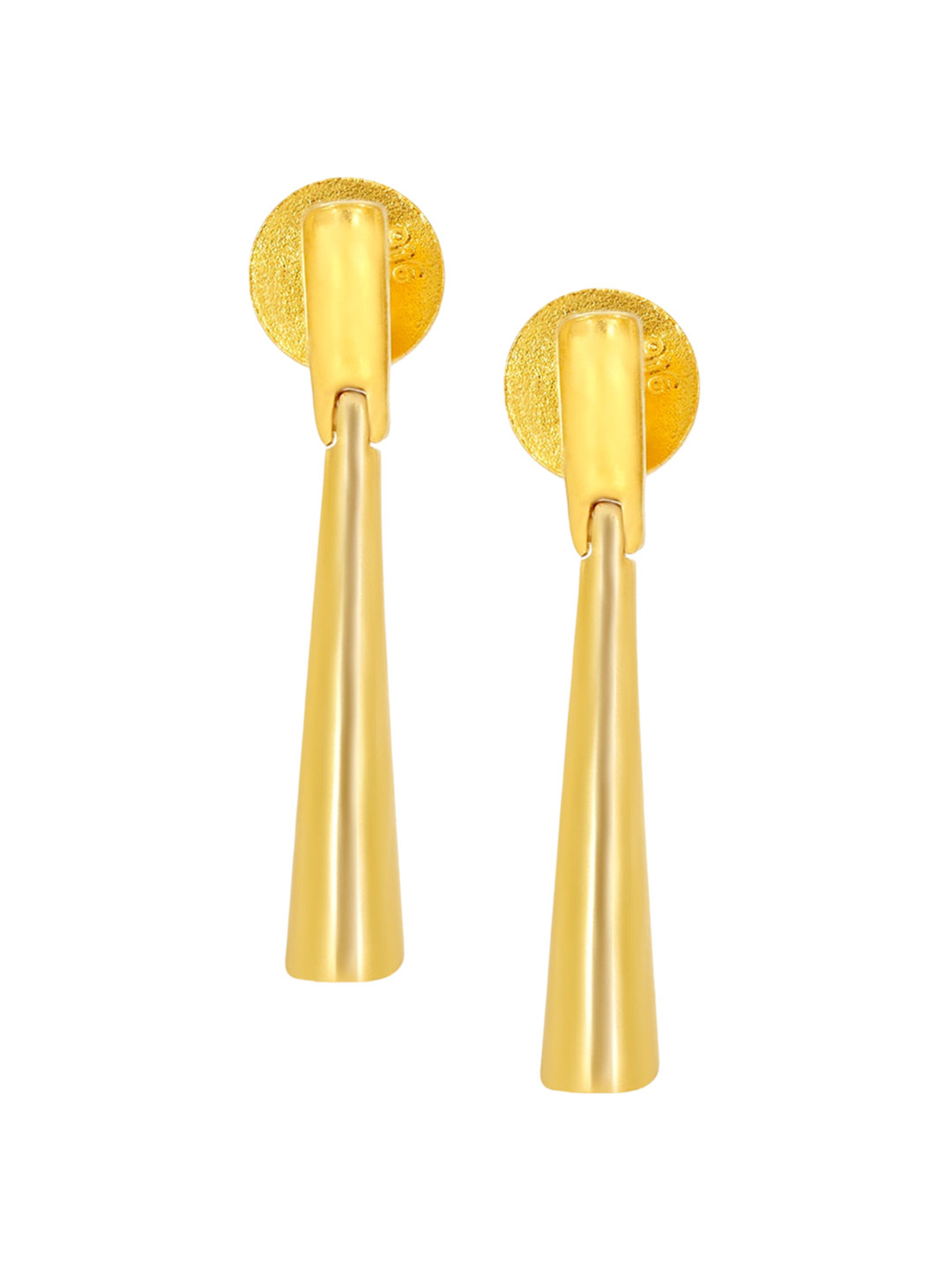 

BHIMA 22K Hallmark 916 Purity Yellow Gold Fancy Stick Drops