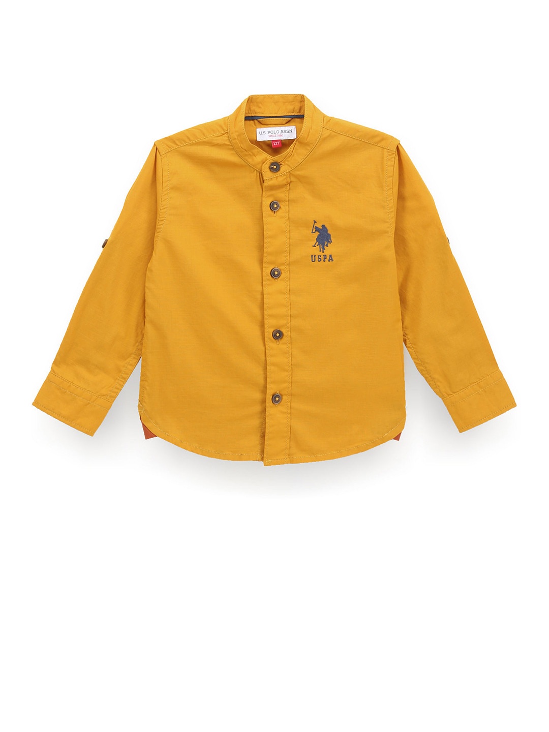 

U.S. Polo Assn. Kids Boys Classic Opaque Casual Shirt, Yellow