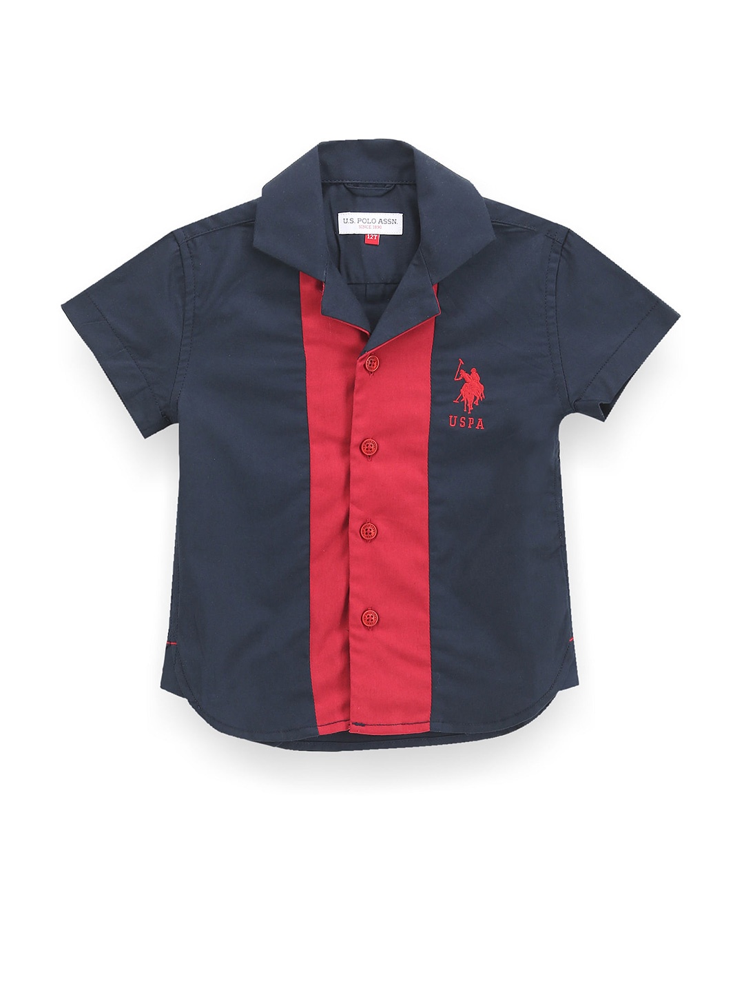 

U.S. Polo Assn. Kids Boys Classic Opaque Casual Shirt, Blue