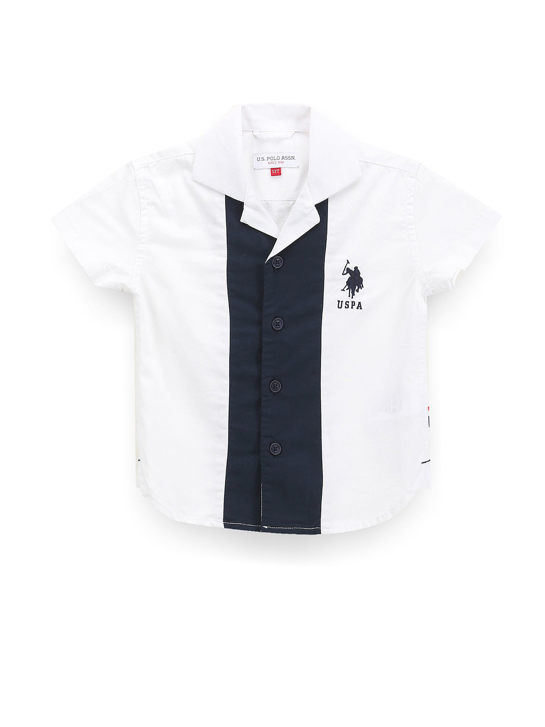 

U.S. Polo Assn. Kids Boys Classic Opaque Casual Shirt, White