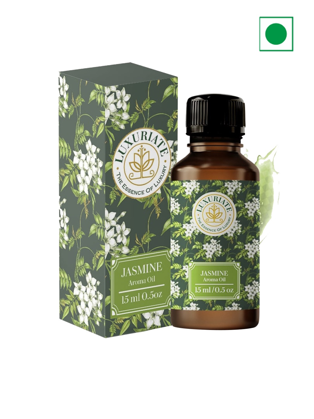 

LUXURIATE Jasmine Aroma Oil - 15ml, Green