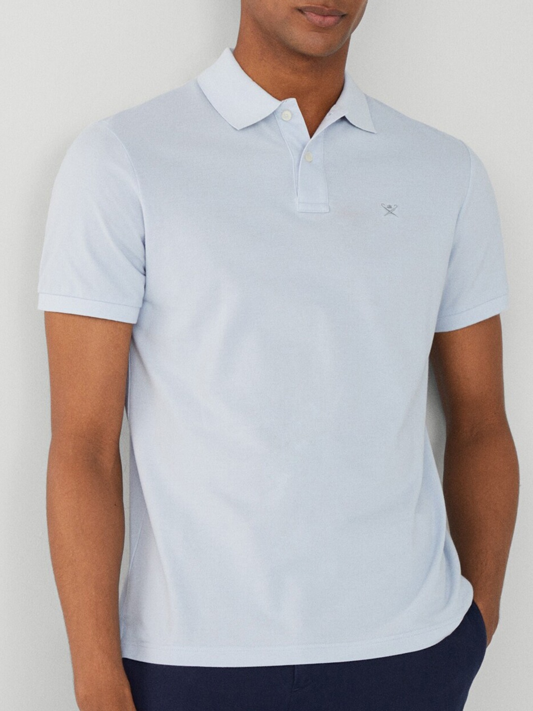 

HACKETT LONDON Men Polo Collar Pockets T-shirt, Blue
