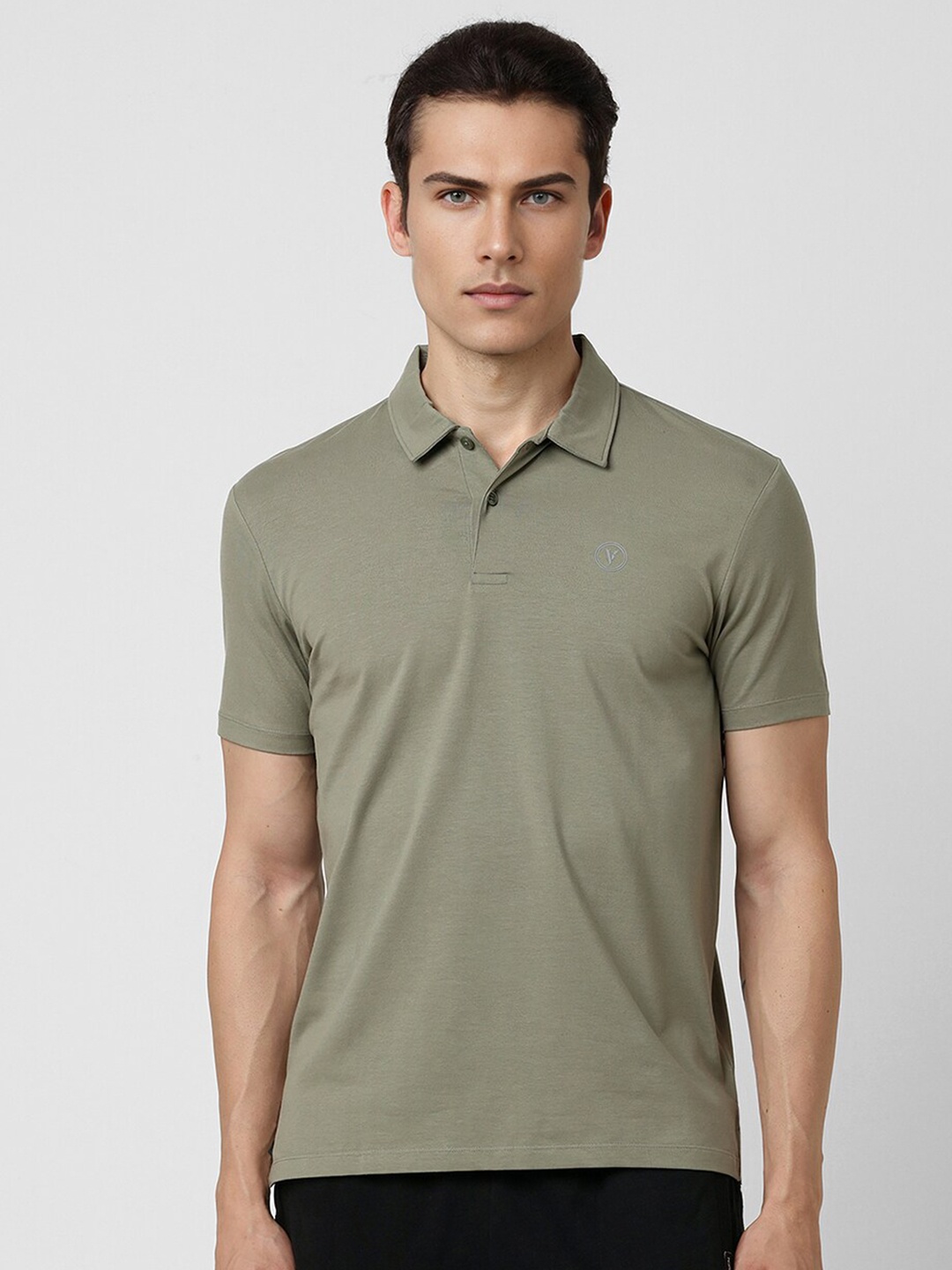 

Van Heusen Flex Men Polo Collar Pockets T-shirt, Green