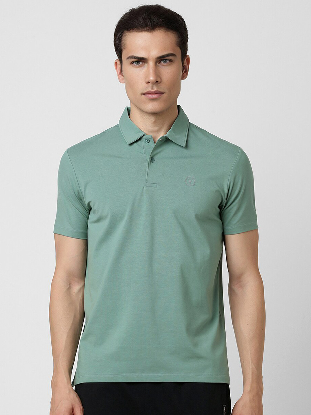 

Van Heusen Flex Men Polo Collar T-shirt, Green