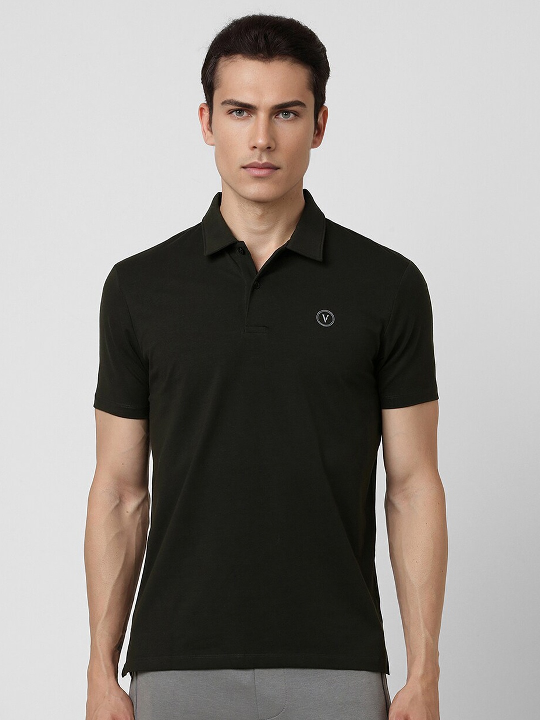 

Van Heusen Flex Men Polo Collar T-shirt, Green