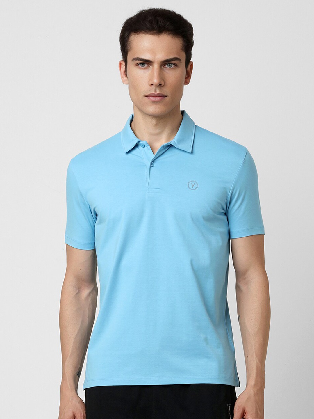 

Van Heusen Flex Men Polo Collar Pockets T-shirt, Blue