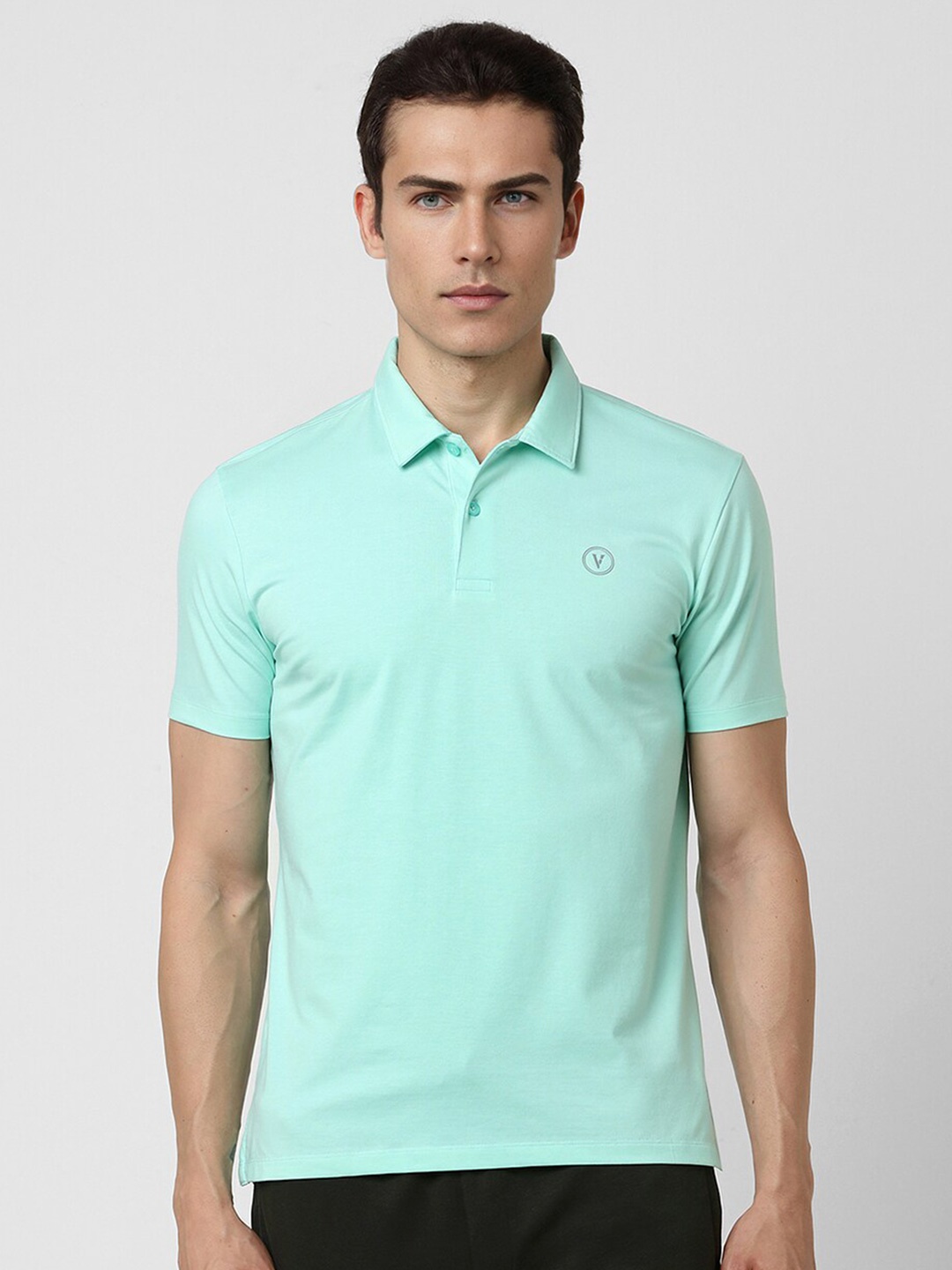 

Van Heusen Flex Men Polo Collar T-shirt, Green