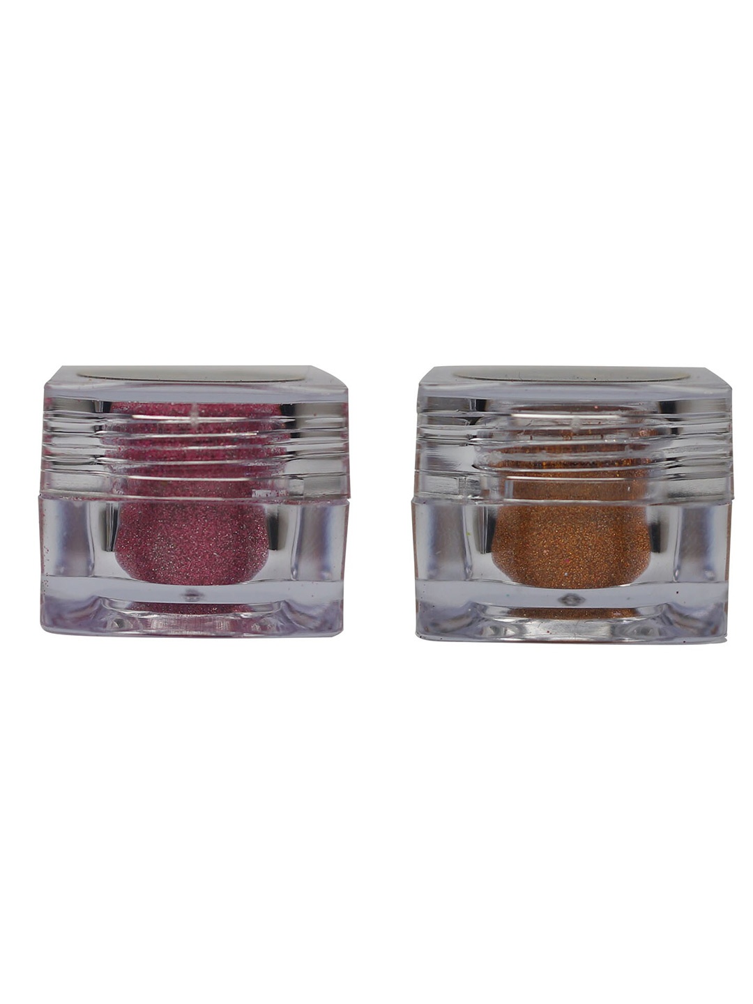 

Veoni BELLE Holographic Set Of 2 HD Glitter Eyeshadow-5g Each-Frozen Pink 19-Orange 06