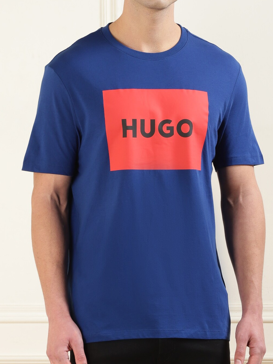 

HUGO Men Polo Collar Pockets T-shirt, Blue
