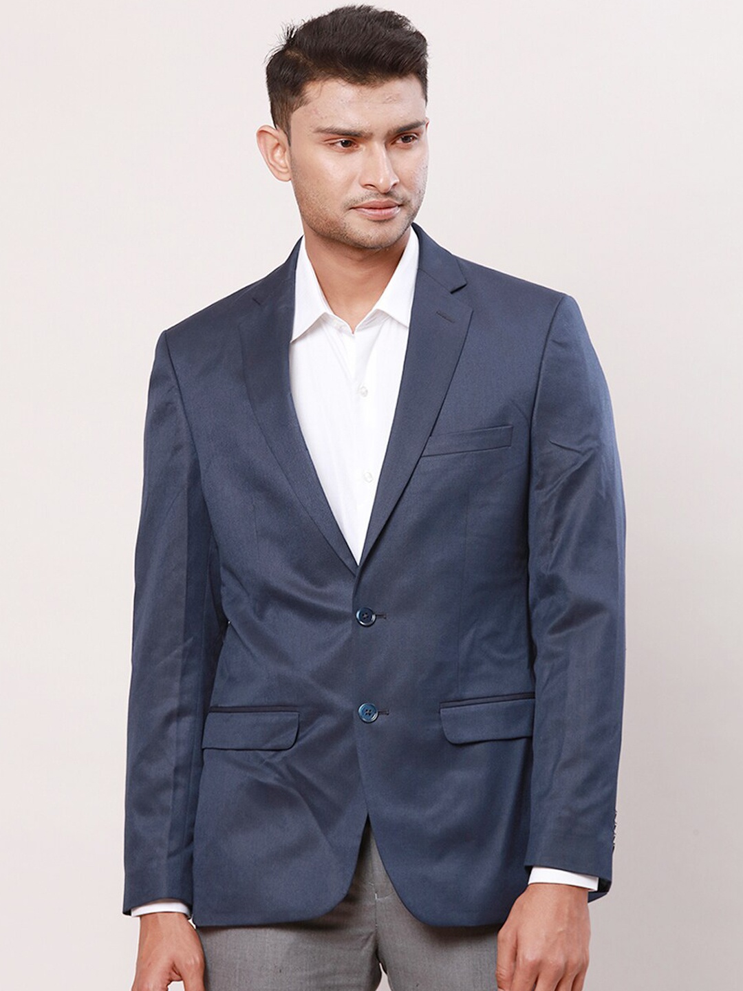 

Raymond Contemporary-Fit Single Breasted Formal Blazers, Blue
