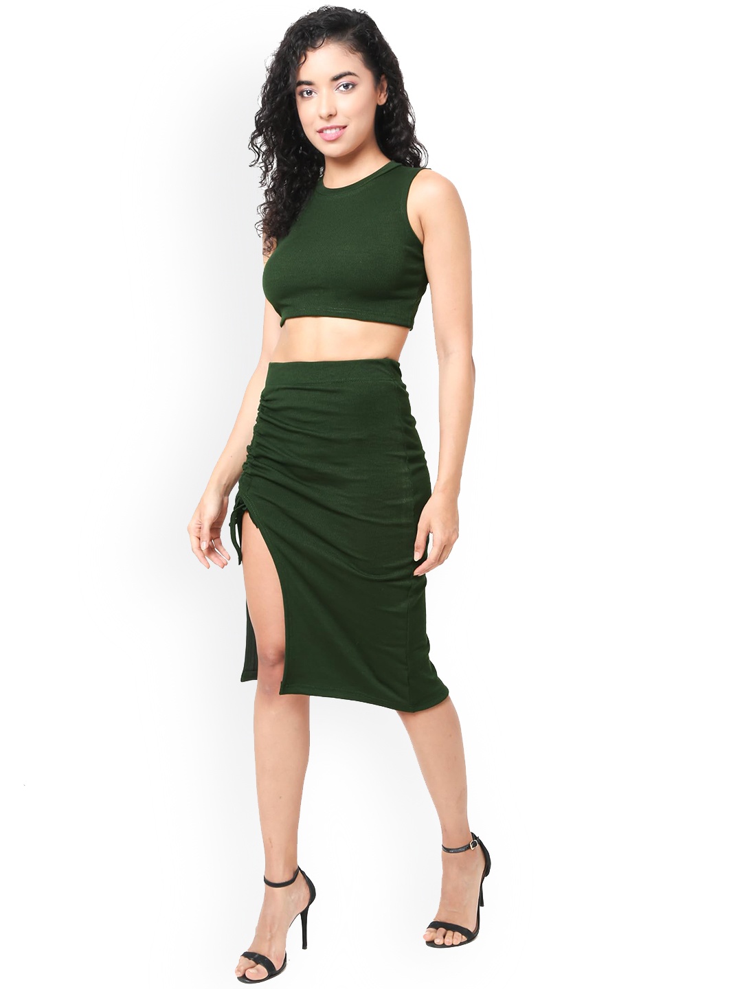 

CareDone Top With Skirt Co-Ords, Olive