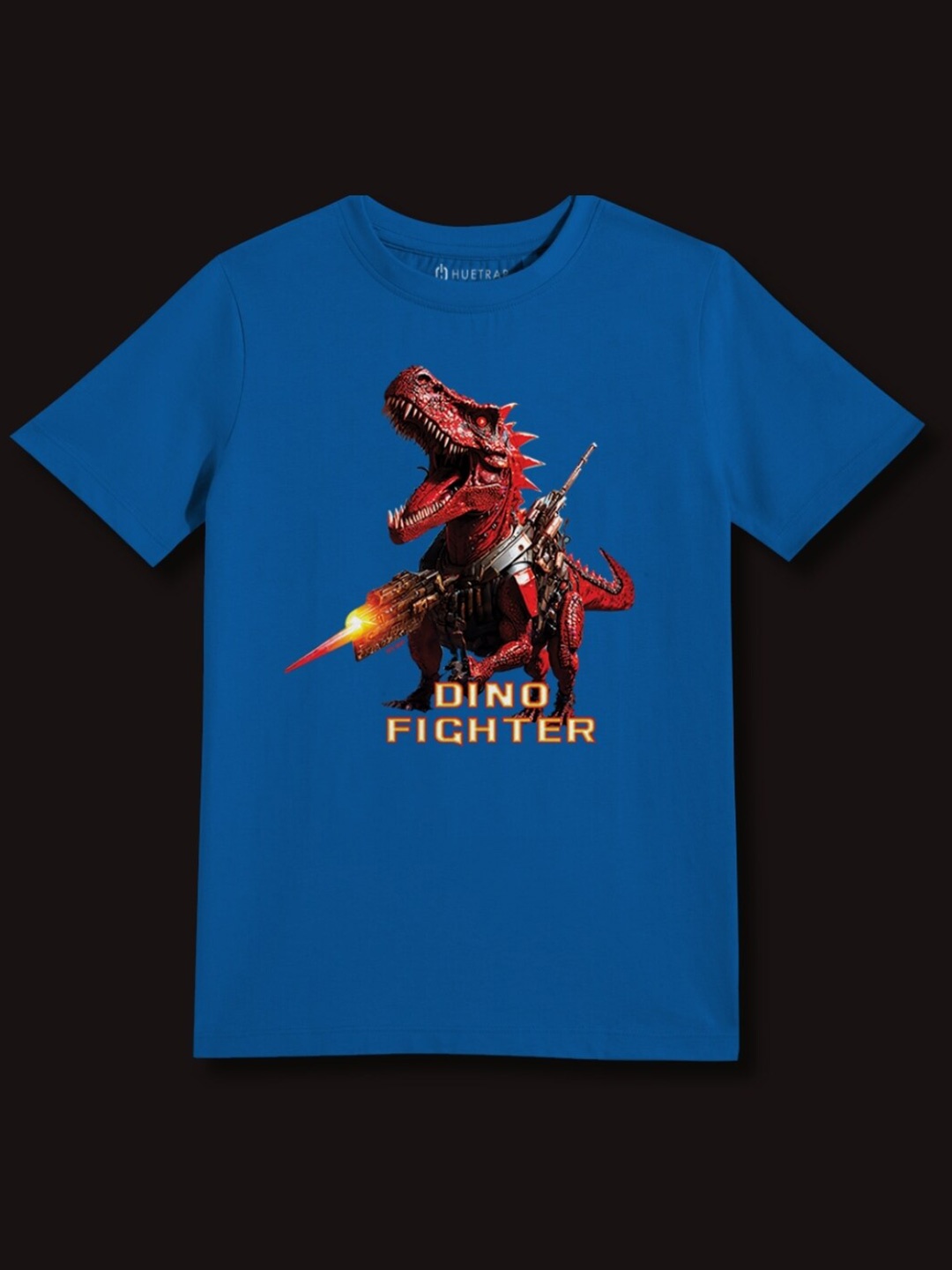 

Huetrap Boys Printed T-shirt, Blue