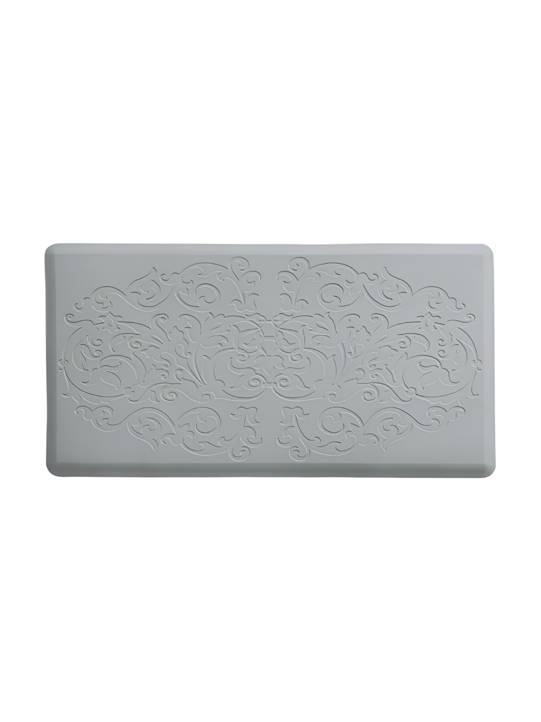 

LUXEHOME INTERNATIONAL Grey Self-Design Anti-Skid Doormat