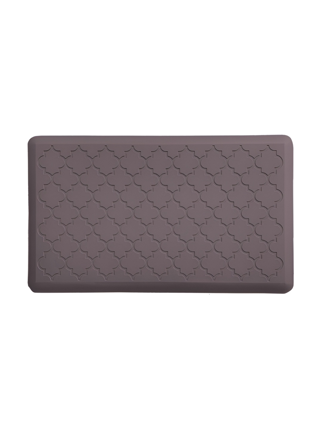 

LUXEHOME INTERNATIONAL Coffee Brown Self-Design Anti-Skid Doormat