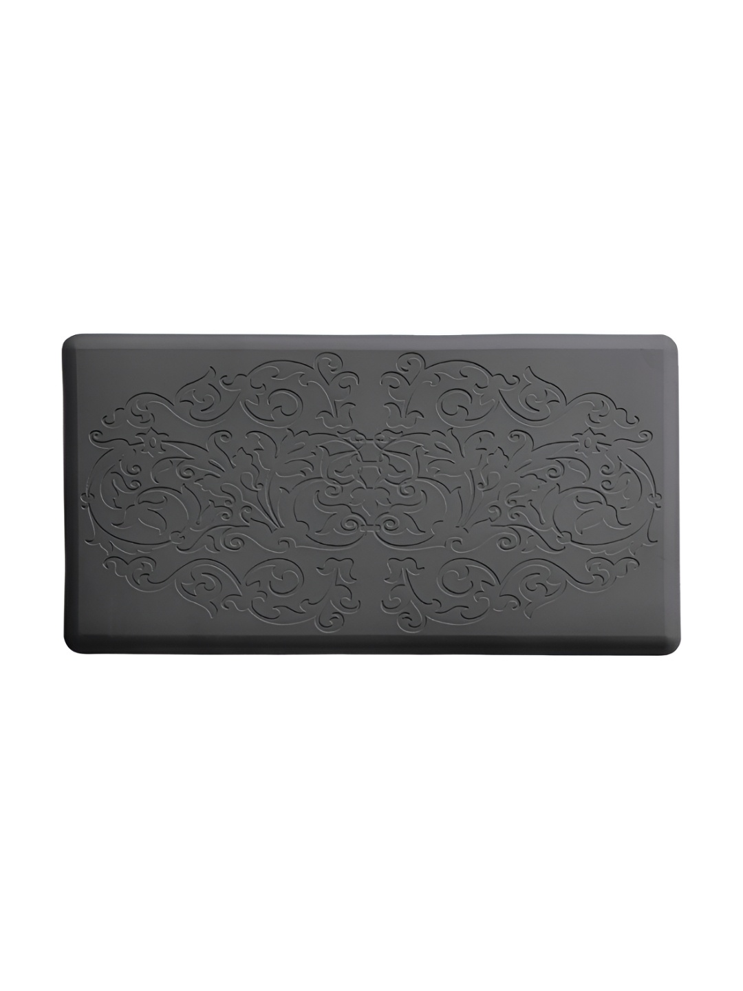 

LUXEHOME INTERNATIONAL Black Textured Anti-Skid Doormat